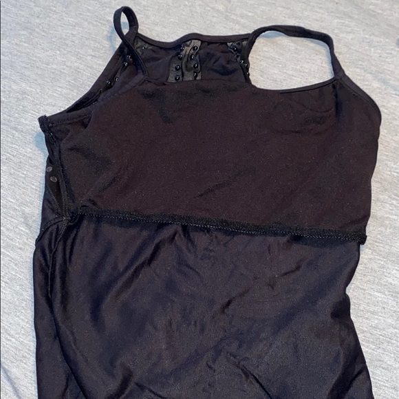 Black Leotard with black beaded mesh - Picture 4 of 4